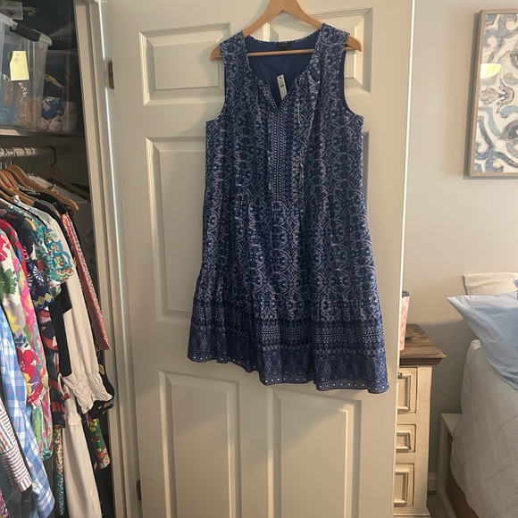 NWT! Voile Swing Dress by Talbots - Picture 4 of 11